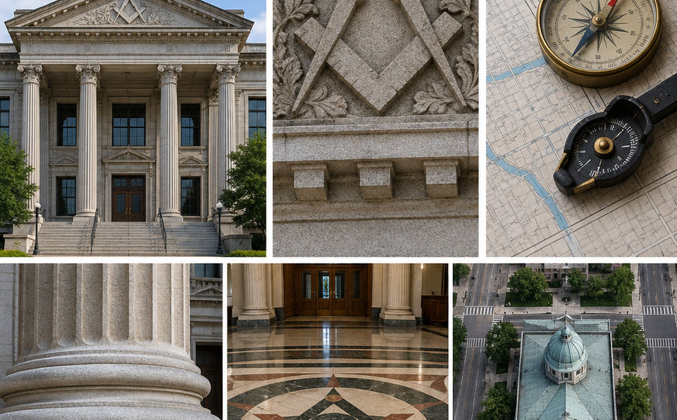 Image showing courthouse motifs