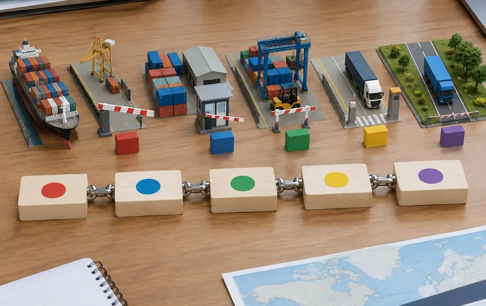Image showing cargo release chain